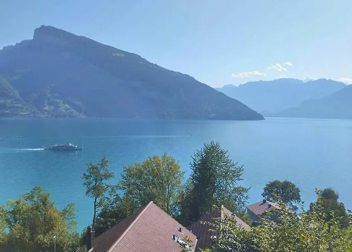 Ruhiges Mit Aussicht Fast Bis Nach Interlaken Lejlighed